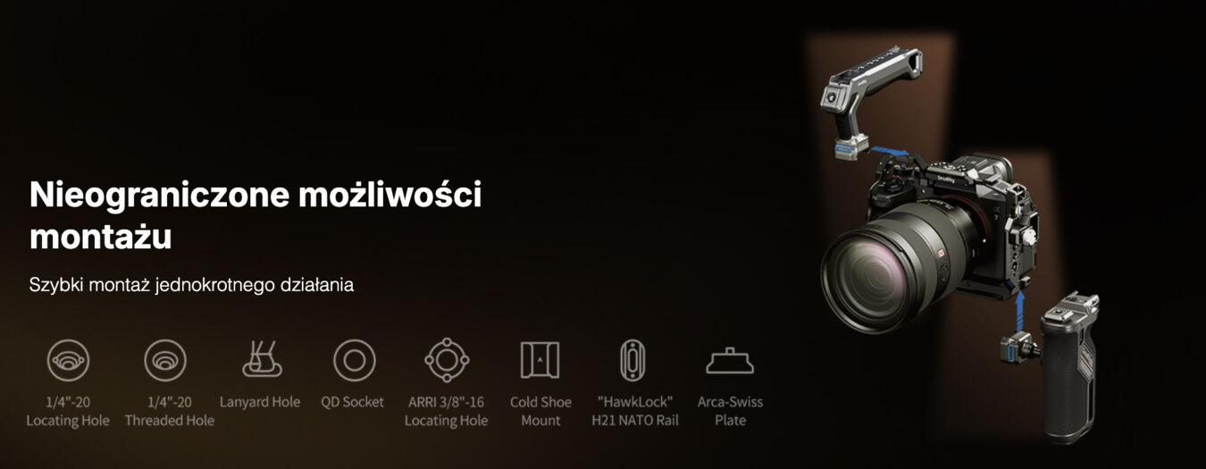 Klatka SmallRig 6028 Advanced "HawkLock" Sony Alpha 7 V / 7R V / 7 IV