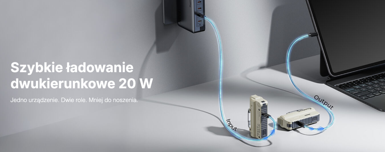 Zestaw SmallRig 6091 etui ładujące 2w1 ładowarka i powerbank 10000mAh