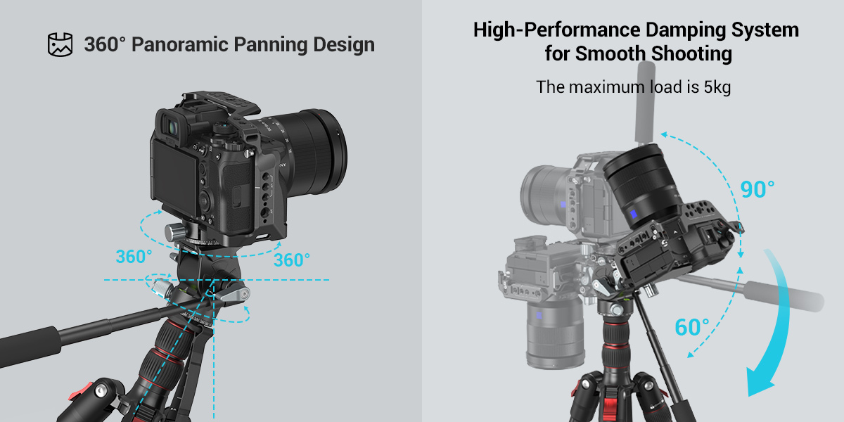 Głowica SmallRig 3457 Lightweight Fluid Video Head