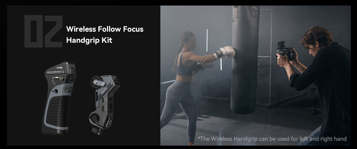 Bezprzewodowy system follow focus SmallRig 3782 Magic FIZ Handgrip Kit