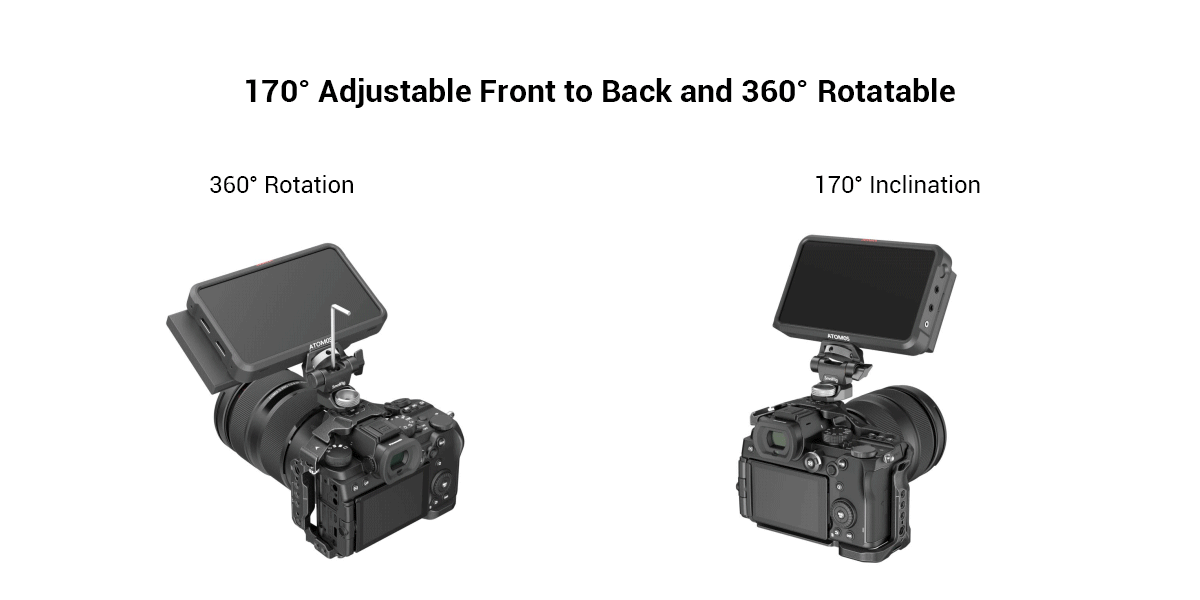SmallRig 2903B Swivel and Tilt Adjustable Monitor Mount with ARRI-Style Mount