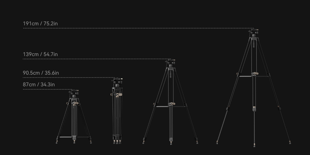 Statyw Smallrig 4163 Heavy-Duty Aluminium Video Tripod Kit FreeBlazer AD-80