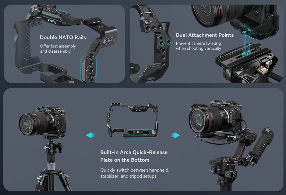 Klatka SmallRig 4159B do Canon EOS R6 MK II