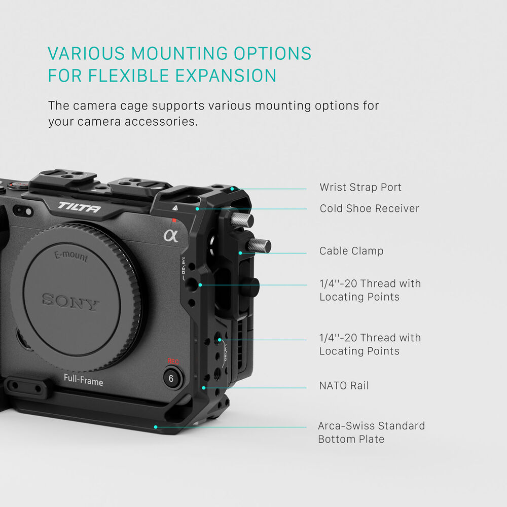 Klatka Tilta TA-T16-C-B Pro kit do Sony FX3 / FX30 V2