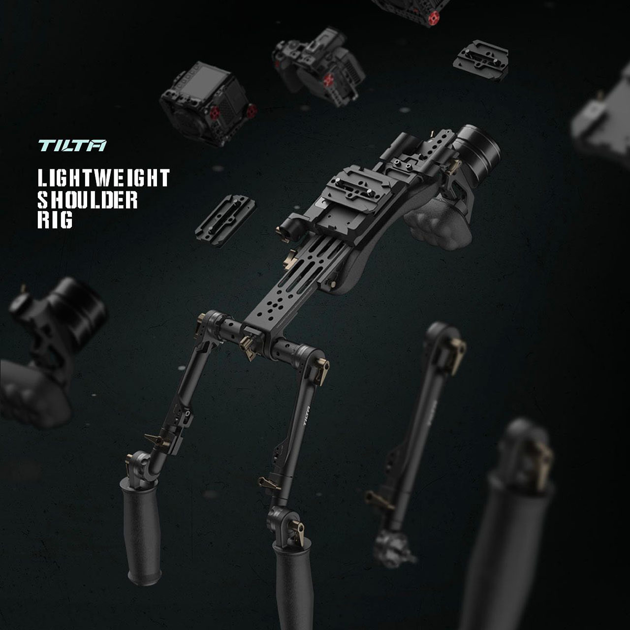 Tilta TA-LSR-B Lightweight Shoulder Rig (Black)
