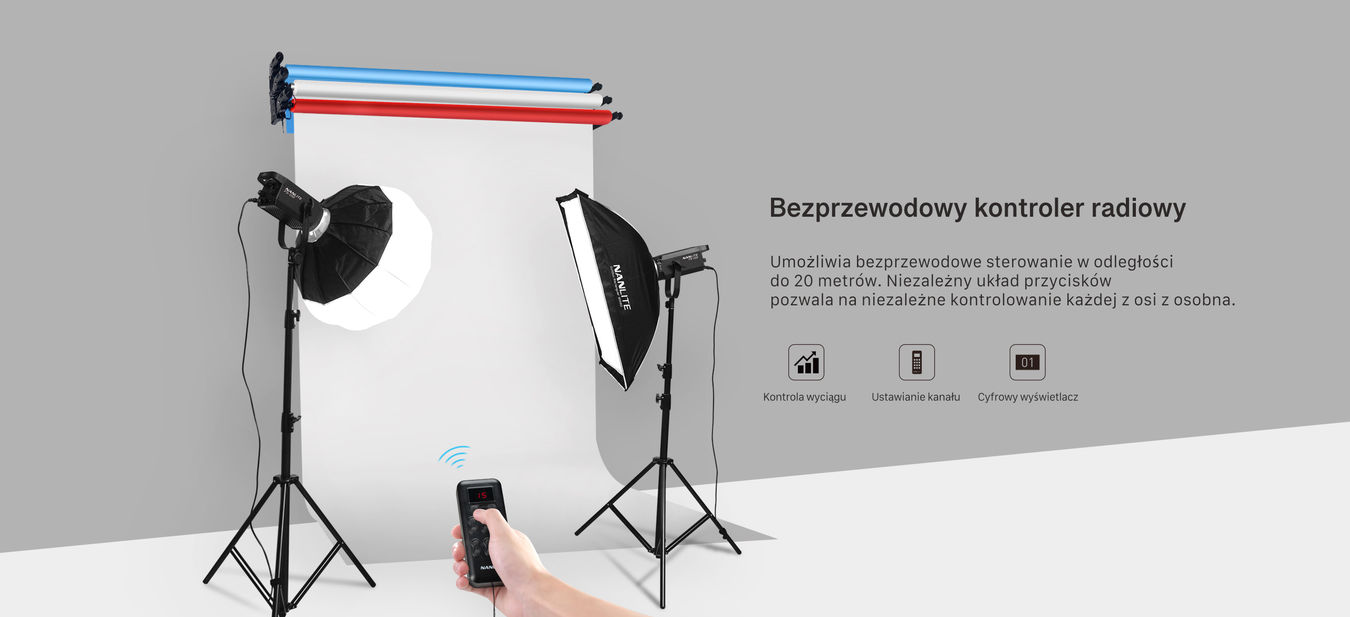 Elektryczny system zawieszania na 6 teł NANLITE BE-6R