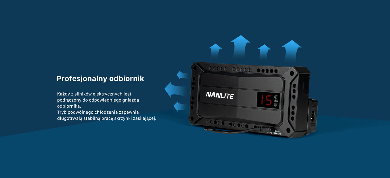 Elektryczny system zawieszania na 6 teł NANLITE BE-6R