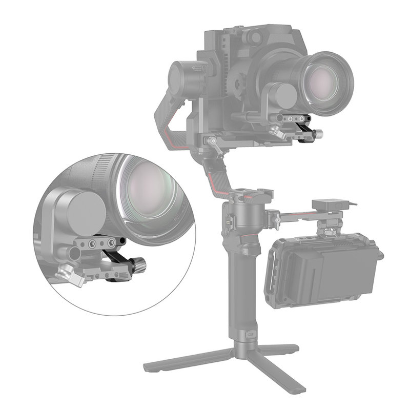 SmallRig 2851 Follow Focus rod mount do DJI RS 2 - mocowanie roda