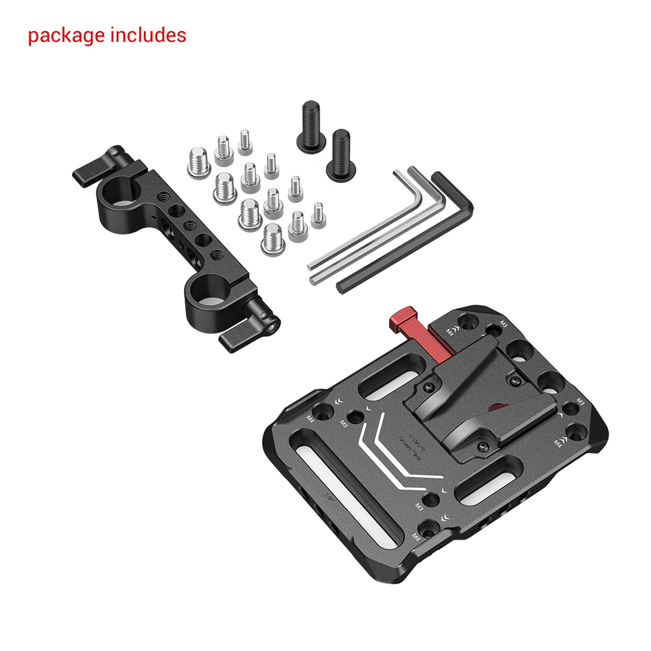 SmallRig 3016 V-Mount Plate (15mm Rod Clamp) - mocowanie akumulatorów