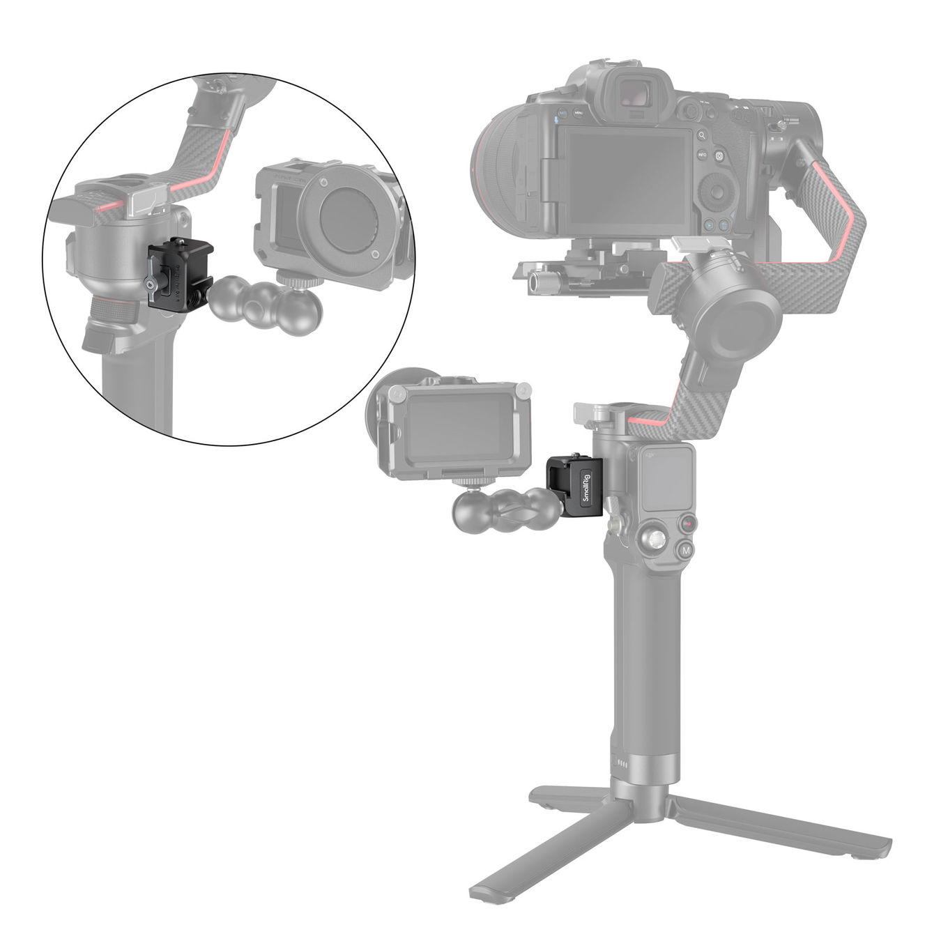 SmallRig 3025 NATO Clamp do DJI RS 2 / RSC 2 - mocowanie akcesoriów
