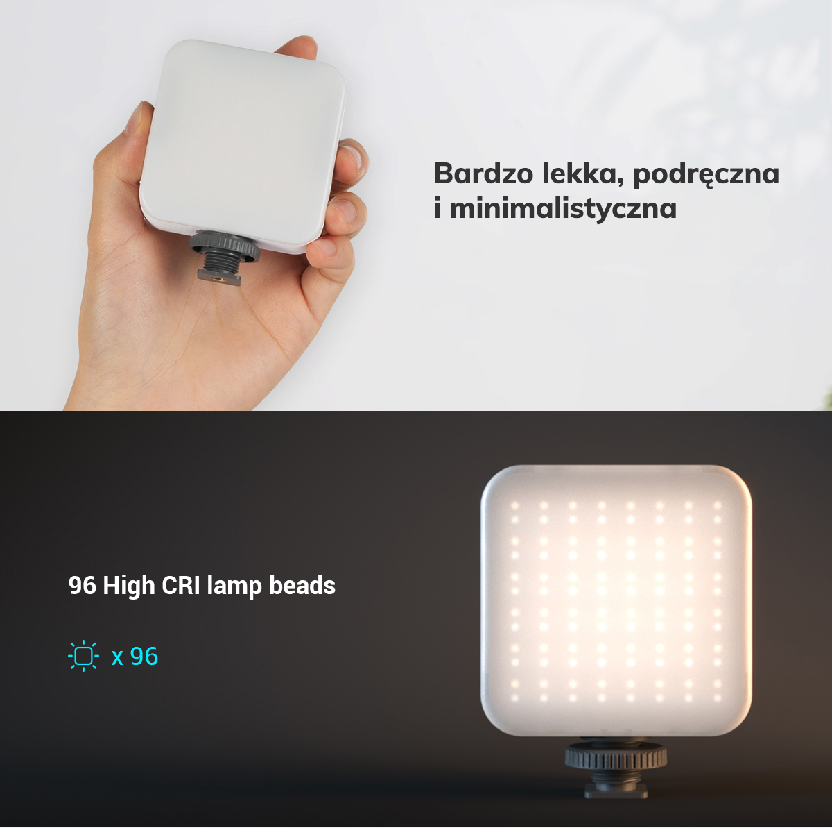 SmallRig 3286 lampka LED simorr P96 (Grey)