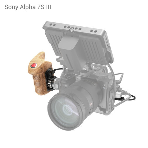 SmallRig 3324 drewniany uchwyt boczny z funkcją START/STOP
