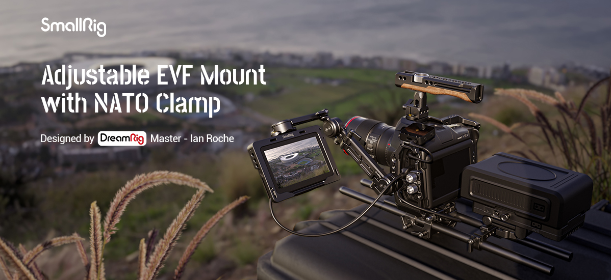 SmallRig 3507 Regulowany uchwyt EVF z zaciskiem NATO do BMPCC 6K PRO