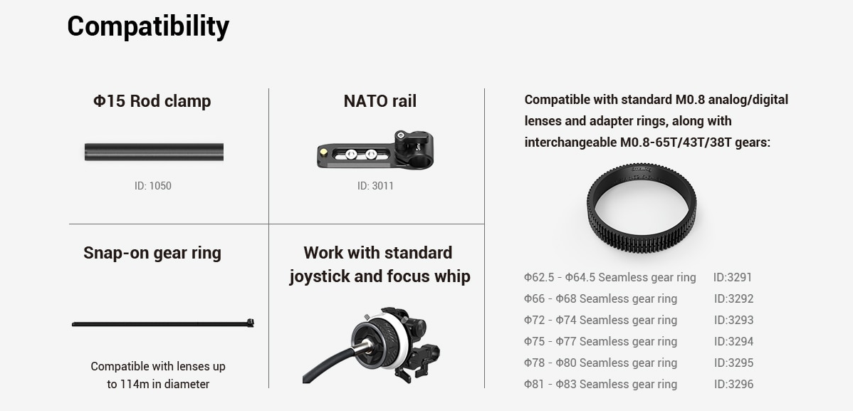 SmallRig 3010 Mini Follow Focus