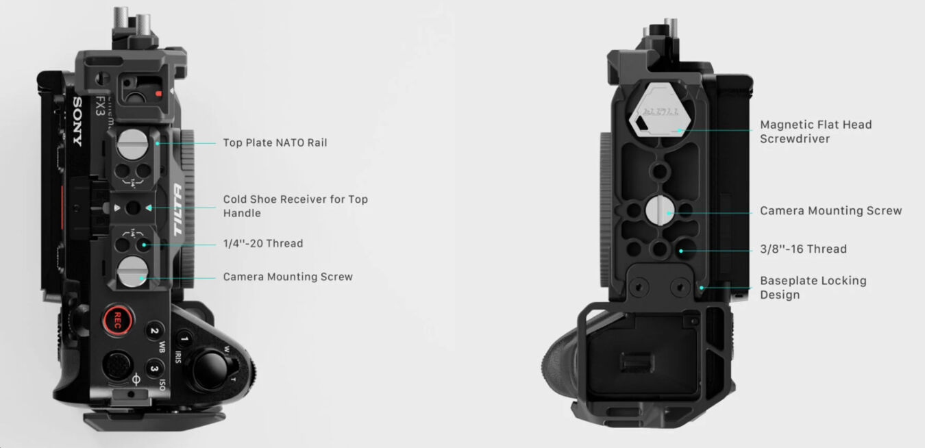Klatka Tilta TA-T16-A-B for Sony FX3/FX30 Basic Kit V2 - Black