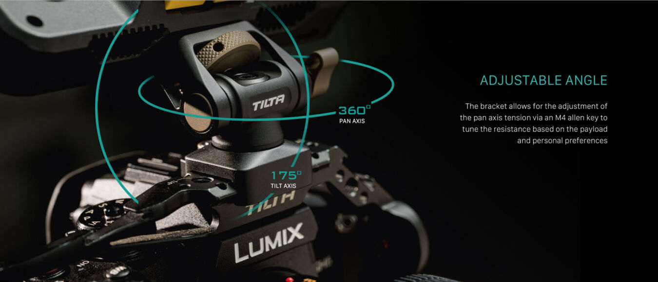 Tilta TA-AMB3-B Tilta Accessory Mounting Bracket (1/4"-20 with Locating Pins) - Black