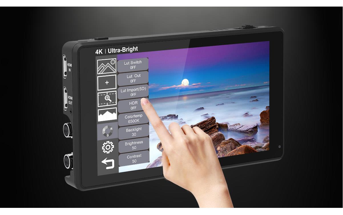 Monitor podglądowy Feelworld LUT6S - HDR 3DLUT SDI 2600nit