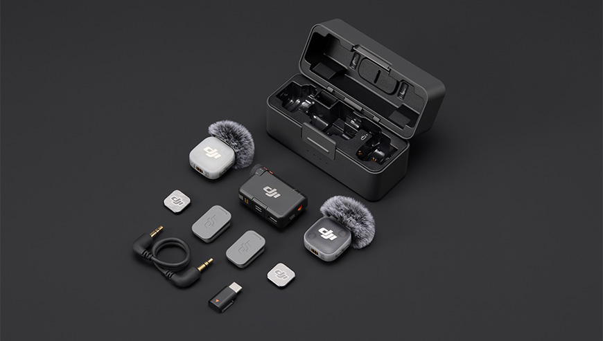 Zestaw bezprzewodowy DJI Mic Mini 2 (2TX + 1RX + etui ładujące)