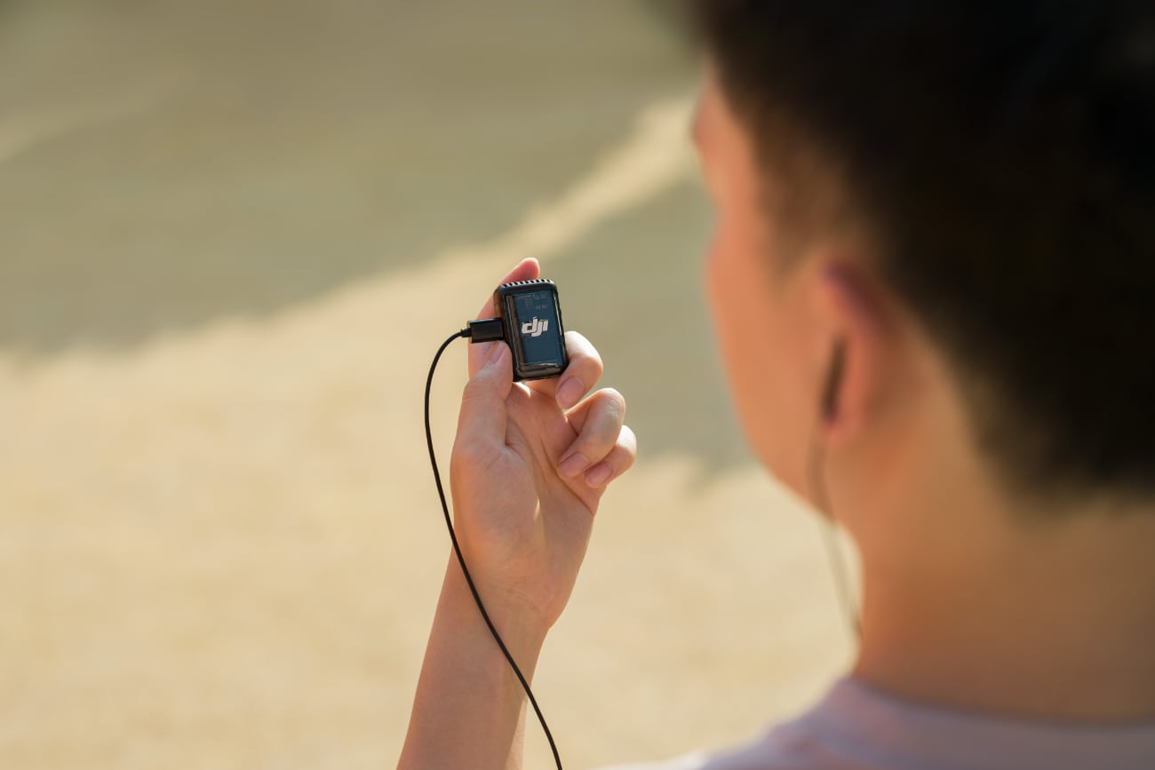 Zestaw bezprzewodowy DJI Mic 2 Nadajnik DJI Mic 2 (biały)