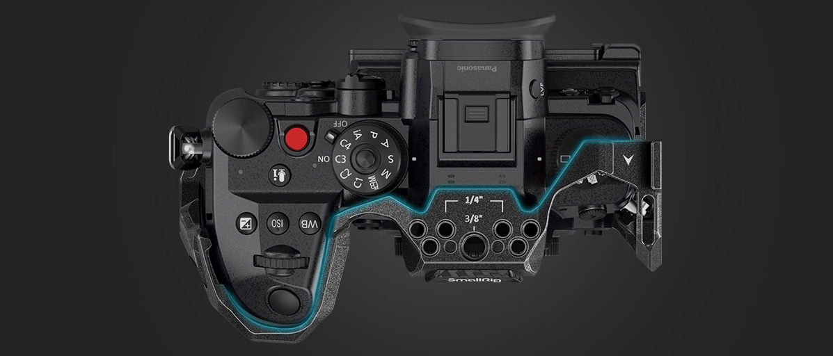 Klatka SmallRig 3441 “Black Mamba” do Panasonic Lumix GH6 - Professional Kit