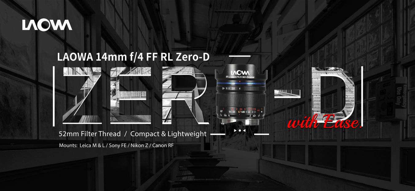 Obiektyw Laowa 14 mm f/4,0 FF RL Zero-D - mocowanie Nikon Z