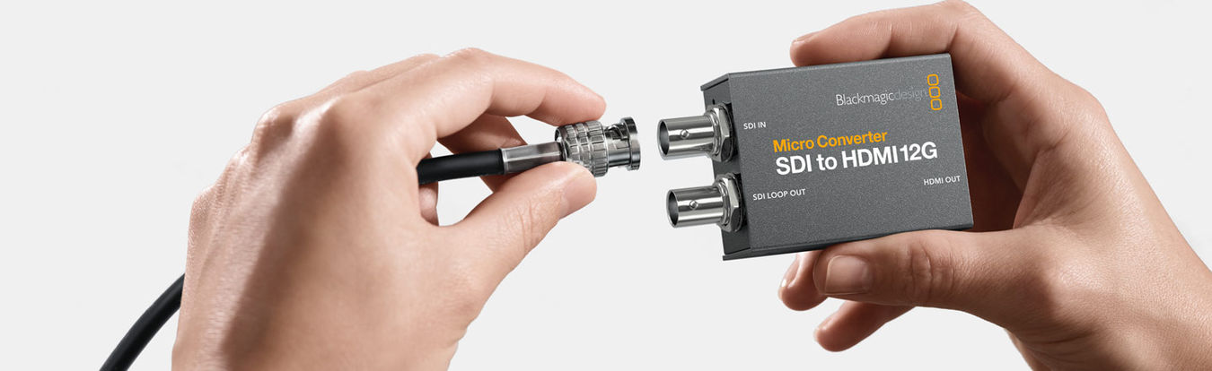 Blackmagic Micro Converter BiDirectional SDI/HDMI Dwukierunkowy 12G (z zasilaczem)