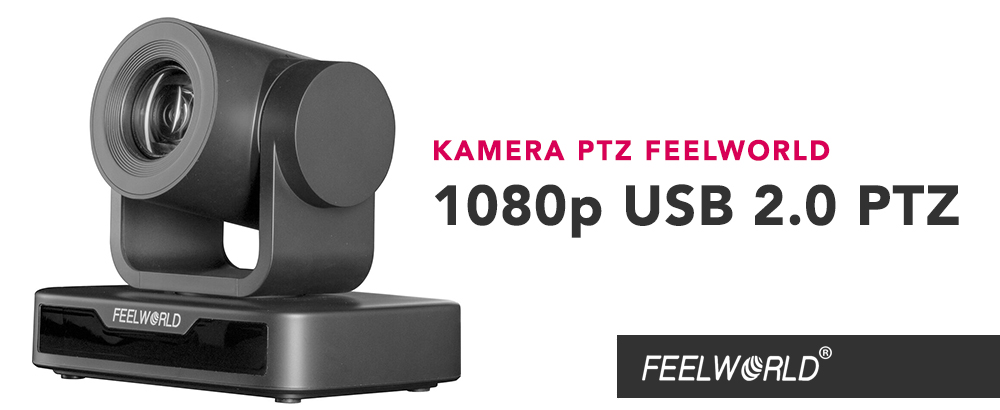 Kamera obrotowa Feelworld PTZ 1080p, USB 2.0, zoom 10x