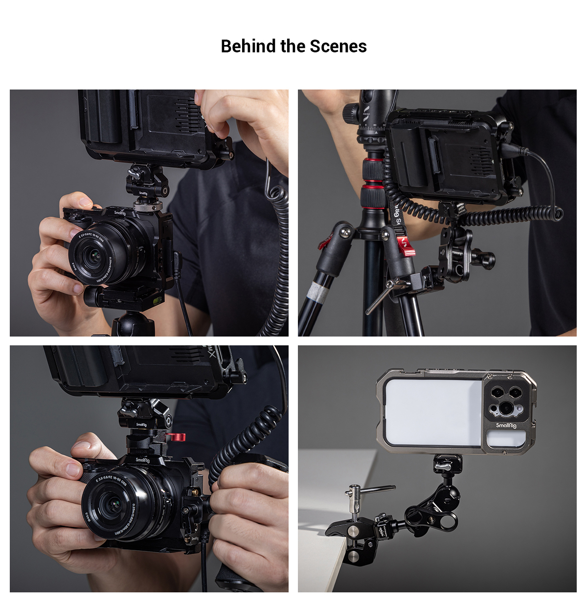 SmallRig 3514B Drop-in HawkLock mini QR Monitor Mount with Cold Shoe - mocowanie monitora