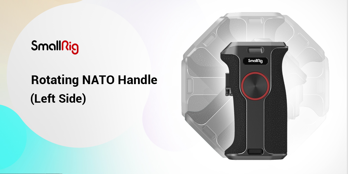 SmallRig 3260 Rotating NATO Handle (Left Side) - regulowany uchwyt boczny