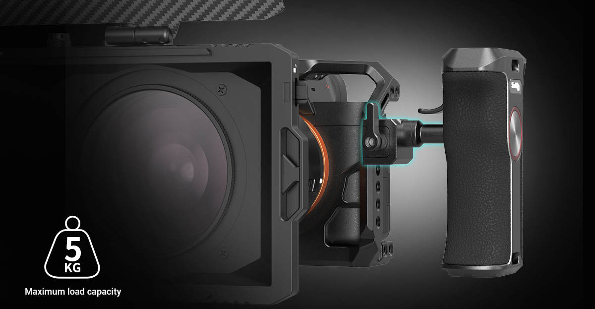 SmallRig 3260 Rotating NATO Handle (Left Side) - regulowany uchwyt boczny