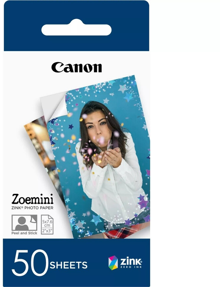 Papier Canon ZINK 2x3" ZP-2030/50 ark. (3215C002)