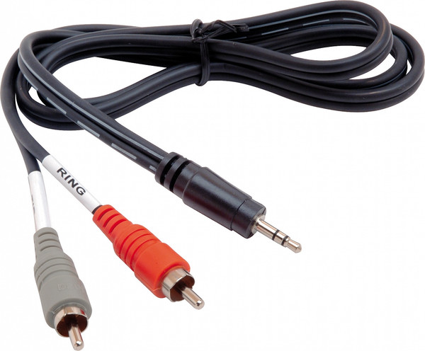 HOSA CMR-203 KABEL BREAKOUT TRS 3,5 – 2X RCA 0,91 M