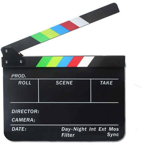 KLAPS FILMOWY 30x25cm Czarny na Pisaki / Mazaki / Flamastry