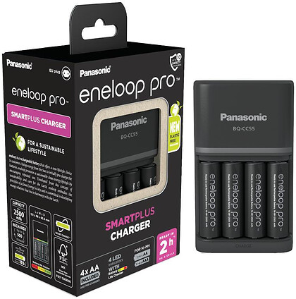 Ładowarka Panasonic Eneloop SMARTPlus+ 4x AA ENELOOP 2500 mAh/K-KJ55HCD40E