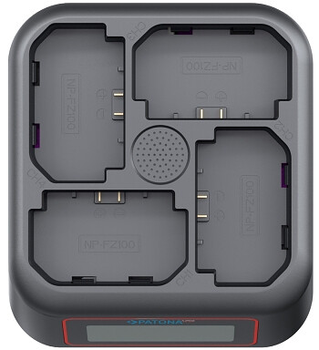 Ładowarka Patona 4-kanałowa USB-C PD/QC do akumulatorów Sony NP-FZ100 (45W)