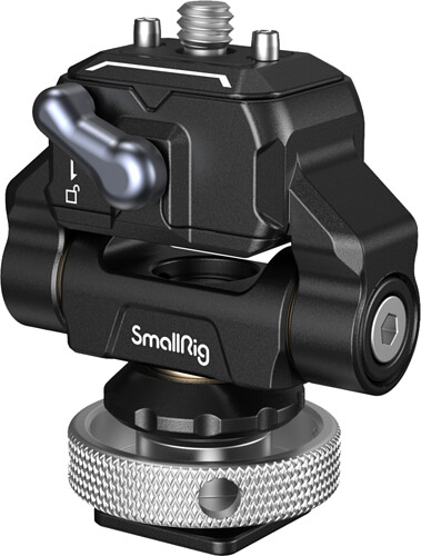 SmallRig 3514B Drop-in HawkLock mini QR Monitor Mount with Cold Shoe - mocowanie monitora