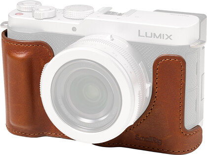 Etui skórzane SmallRig 5699 typu half case do aparatu Panasonic LUMIX L10 (brązowe)