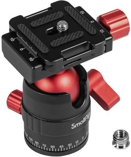 SmallRig 3034 - aluminiowa panoramiczna głowica kulowa