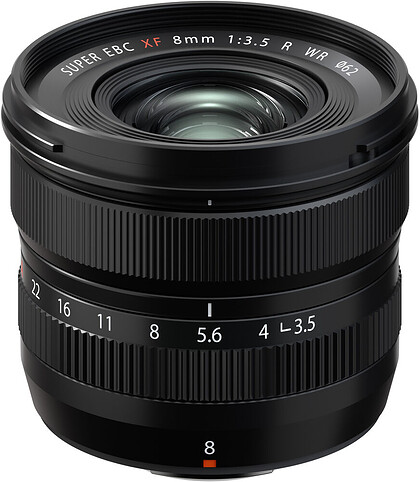 Obiektyw Fujinon XF 8mm f/3,5 R WR | Dobierz filtr UV za 1 zł