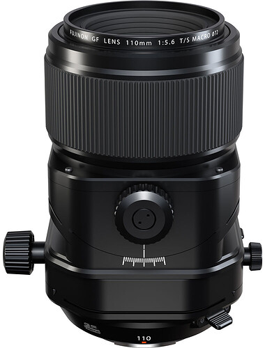 Obiektyw Fujinon GF 110mm F5.6 Tilt-Shift macro | Dobierz filtr UV za 1 zł