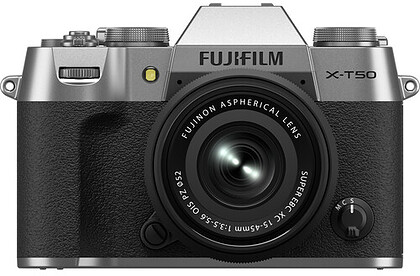 Bezlusterkowiec Fujifilm X-T50 srebrny + Fujinon XC 15-45/3.5-5.6 | Odbierz do 1000 zł rabatu na wybrany obiektyw FUJINON XF! Cashback 430 zł na obiektyw Fujinon XF 23/2.8