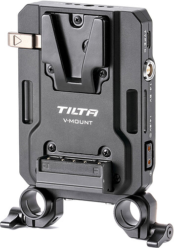 Tilta TA-BTP4-V-B Tilta Mini PD V Mount Battery Plate – Black