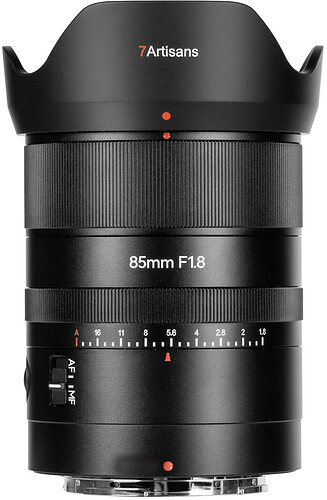 Obiektyw 7Artisans 85mm F/1.8 AF - Sony FE