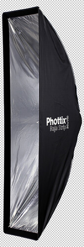 Phottix stripbox RAJA 30x140 cm QUICK-FOLDING  z plastrem miodu - mocowanie Bowens
