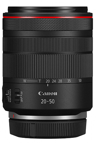 Obiektyw Canon RF 20-50mm F/4L IS USM PZ - nowość