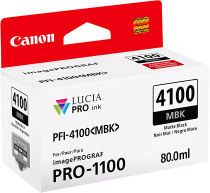 Tusz Canon PFI-4100 MBK (6776C001) Matte Black