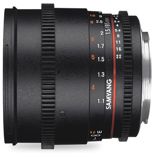 Obiektyw Samyang 85mm T1.5 AS IF UMC VDSLR II (Canon M)