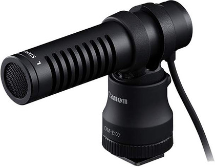 Mikrofon kierunkowy Canon DM-E100 (w zestawie z osłoną przeciwwiatrową)