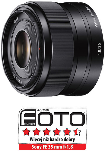 Obiektyw Sony E 35mm f/1,8 OSS + Studencki CASHBACK 200zł