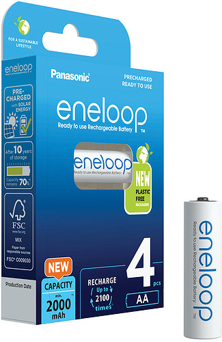 Akumulator Panasonic Eneloop AA (LR6) 2000mAh /4szt (BK-3MCDE/4BE)